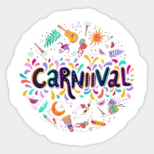 carniival for funny T-Shirt Sticker